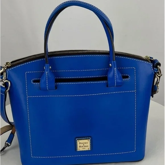 ❤️LIKE NEW DOONEY & BOURKE SATCHEL. COBALT BLUE - Picture 2 of 9